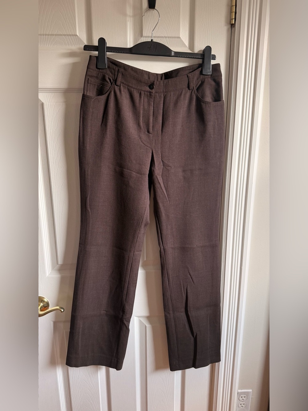 Akris Brown Straight-Leg Tailored Trousers